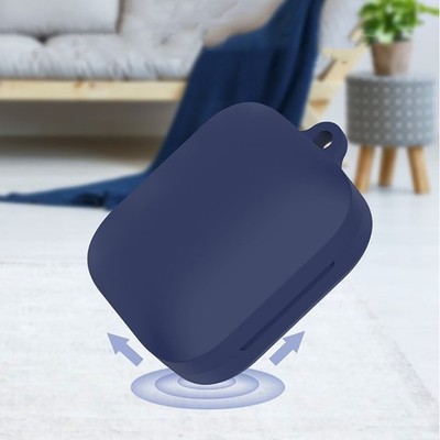 Silicone Bluetooth Earphone Protective Case Cover + Buckle for Oneplus Buds Pro