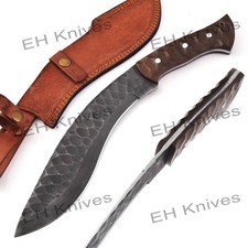 15'' Handmade D2 Steel Hunting/Camping/Survival Kukri Knife with Sheath