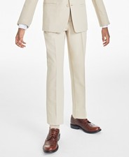 Calvin Klein Big Boys Stretch Machine Washable Performance Pants - Khaki 14