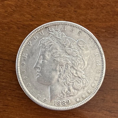 1889 Morgan Silver Dollar Philadelphia. XF+