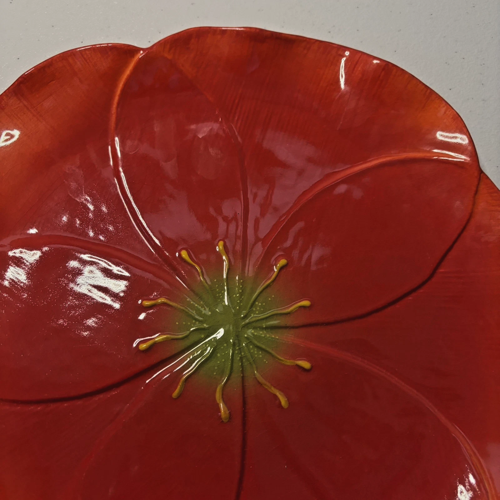 Mustardseed and Moonshine Poppy Dinner Plate - Thumbnail 4