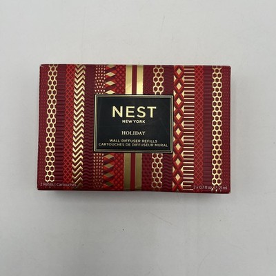 2 Nest New York HOLIDAY Wall Diffuser Refills Set Fragrance Refill 0.7 Oz Ea NIB