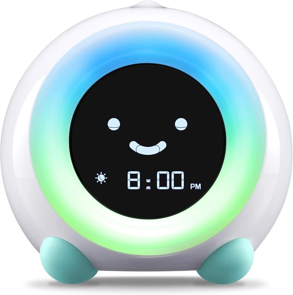 Mella Kids Alarm Clock & Sleep Trainer - Arctic Blue - Image 3 of 4