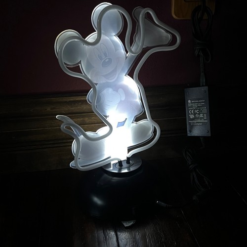 Disney Mickey Mouse LED Neon Lampe Licht Dual Mode Leuchtschild mit Kordel - Bild 9 von 10