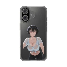 Kowloon Generic Romance, Reiko Kujirai Wet iPhone 15/16 Series Clear Cases