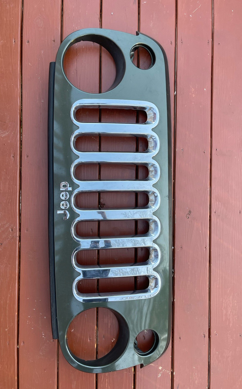 2007-2018 Jeep Wrangler Front Grille Assembly OEM JK Jeep Green Grill