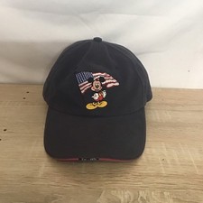 Walt Disney World Mickey Mouse American Flag Hat Est. 1971 Patriotic Cap