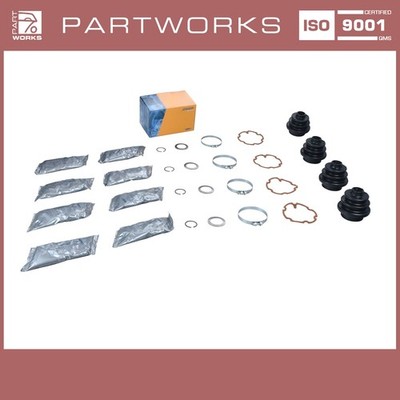 4x Axle Boot for Porsche 928 4.5 4.7 928S to -'81 Rear