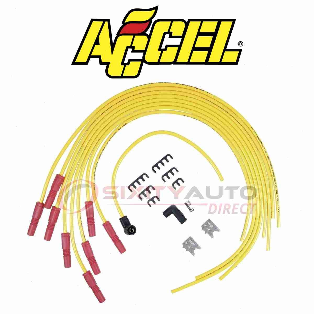 ACCEL Spark Plug Wire Set for 1987-1988 Chevrolet R30 - Ignition Plugs Coils ow