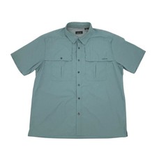 Orvis Open Air Caster SS Shirt Mineral Blue Vented Mesh Mens XL
