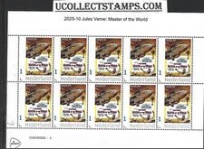 Netherlands  Master of the World Jules Verne  2025-10  sheetlet mnh