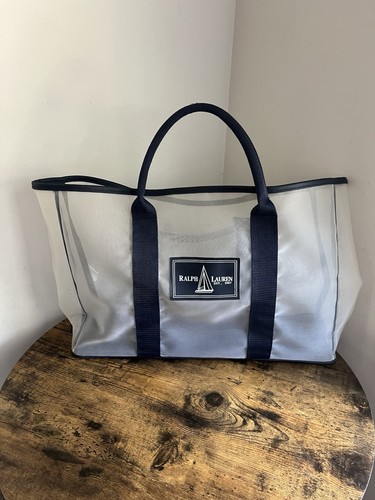 Ralph Lauren Women Bag Rare Mesh Tote Limited Edition VHTF Rare Popular Products