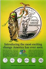 United States Mint 50 State Quarters Vintage Print Ad 1999
