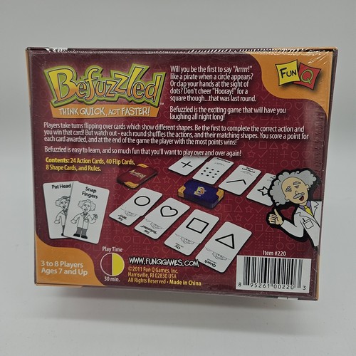 Befuzzled Family Card Game 2011 Brand New Sealed Rare HTF - Picture 2 of 4