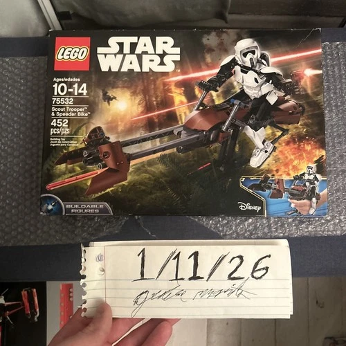 LEGO 75532 Star Wars Scout Trooper & Speeder Bike BRAND NEW FACTORY SEALED