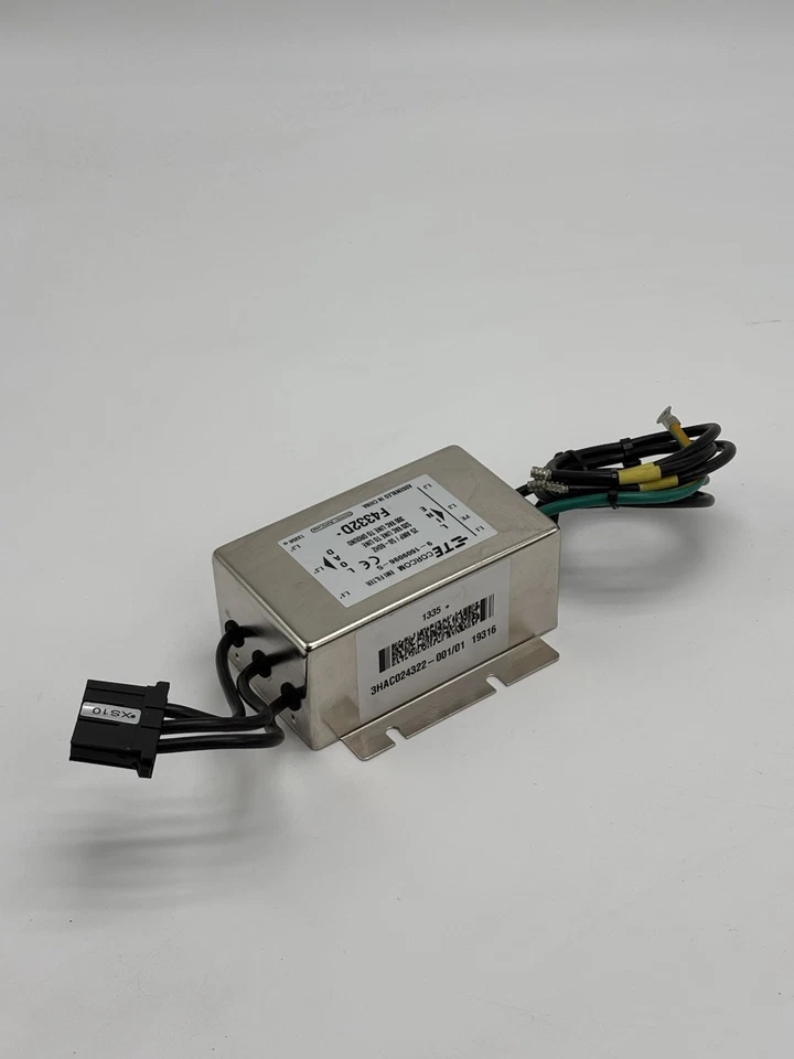 TE CORCOM | F4332D | EMI FILTER | 9-1609096-5 | 3HAC024322-001/01 - Bild 3 von 4