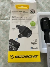 SCOSCHE BTFREQ WIRELESS BLUETOOTH HANDS-FREE CAR KIT W/DUAL USB PORTS