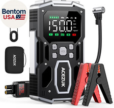 Portable Car Jump Starter with Air Compressor, 150PSI 8000A Jump Starter All G