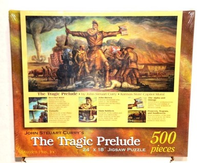 Puzzles Plus, Inc. 500 Piece Jigsaw Puzzle   The Tragic Prelude  by John Steuart