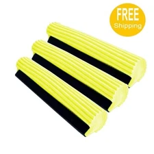 3  PVA Sponge Foam Rubber Mop Head Refill Replacement Home Floor Cleaning