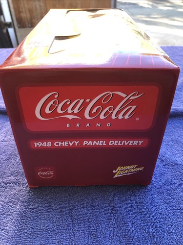 Furgoneta de reparto Johnny Lightning 1948 marca Coca-Cola panel amarillo escala 1:18 NUEVA - Imagen 10 de 10