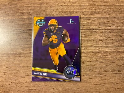 2023 Bowman Chrome U Football Jaydn Ott Purple Refractor 293/399 SP California