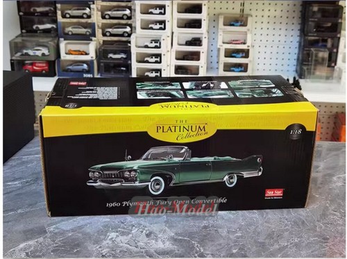 Sunstar 1:18 plymouth convertible 1960 Model Car Alloy diecast birthday Gifts - Picture 2 of 21