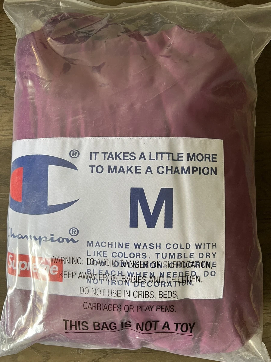 Supreme Champion Label Coach Jacket Purple Size Medium New FW18