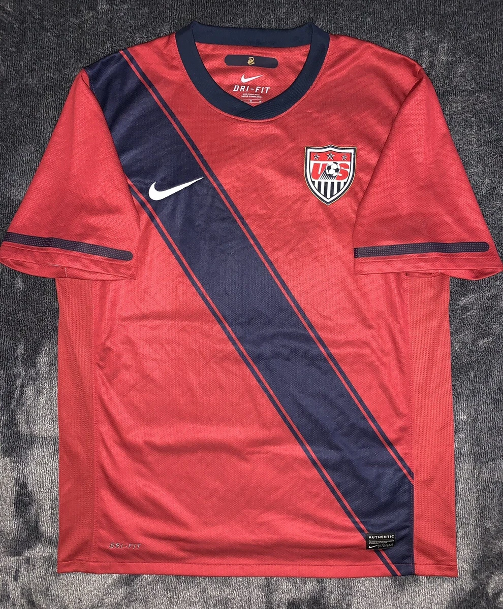 USA US Soccer 2011 Gold Cup Away Nike Dri Fit Stadium Jersey USMNT Size Medium