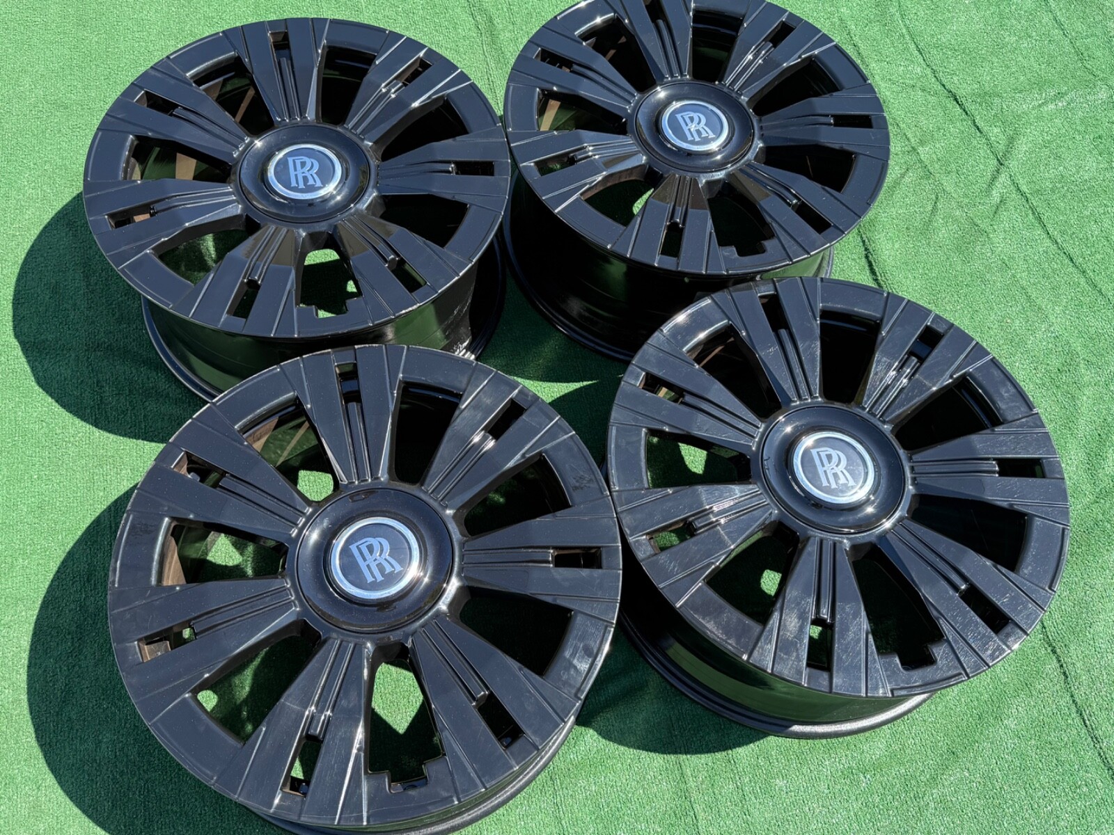 Rolls-Royce Spectre Wheels OEM Gloss Black Rims 5x120 VIDEO