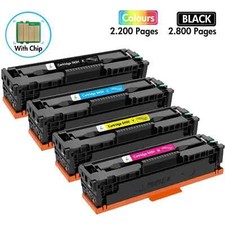 4Pack for Canon 045 H Toner 1246C001 045H imageClass MF632Cdw MF634Cdw LBP612Cdw