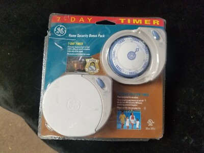 GE Home Security Bonus Pack 7-Day Timer & Random Vacation Timer New in Package