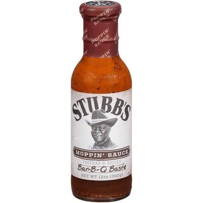 Stubb's Moppin' Sauce BBQ Baste 12 oz Pack of 4