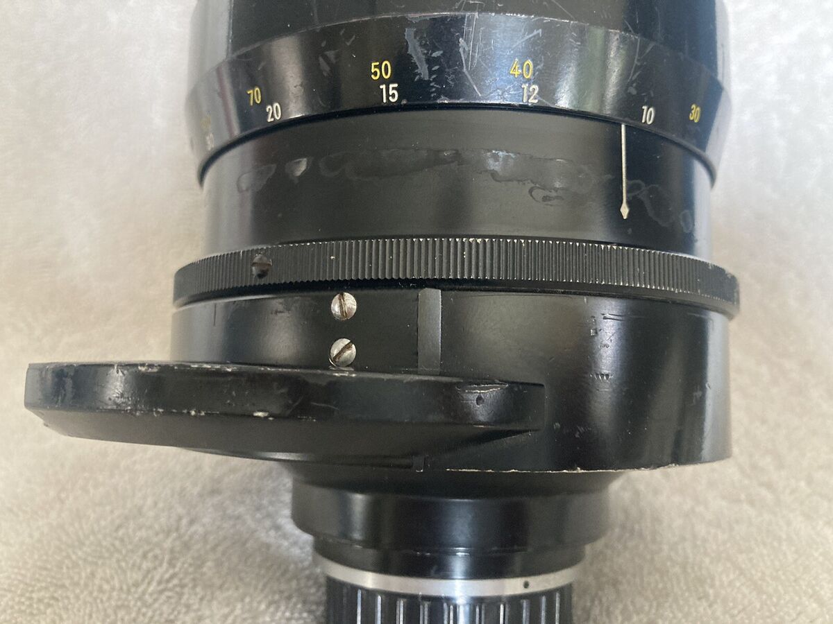 Vintage Nikon Reflex Nikkor 1000mm 1:11 F Mount Early Nippon Vintage Nikon Reflex Nikkor 1000mm 1:11 F Mount Early Nippon