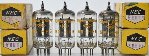 5R HH5 ECC83 NEC made in Japan Tested Amplitrex AT1000 Qty 1 Match Quad 4 Pcs - Picture 2 of 14