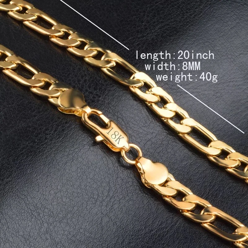 Figaro chain 20 deals inch
