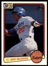1983 Donruss Candy Maldonado Rookie . Los Angeles Dodgers #262