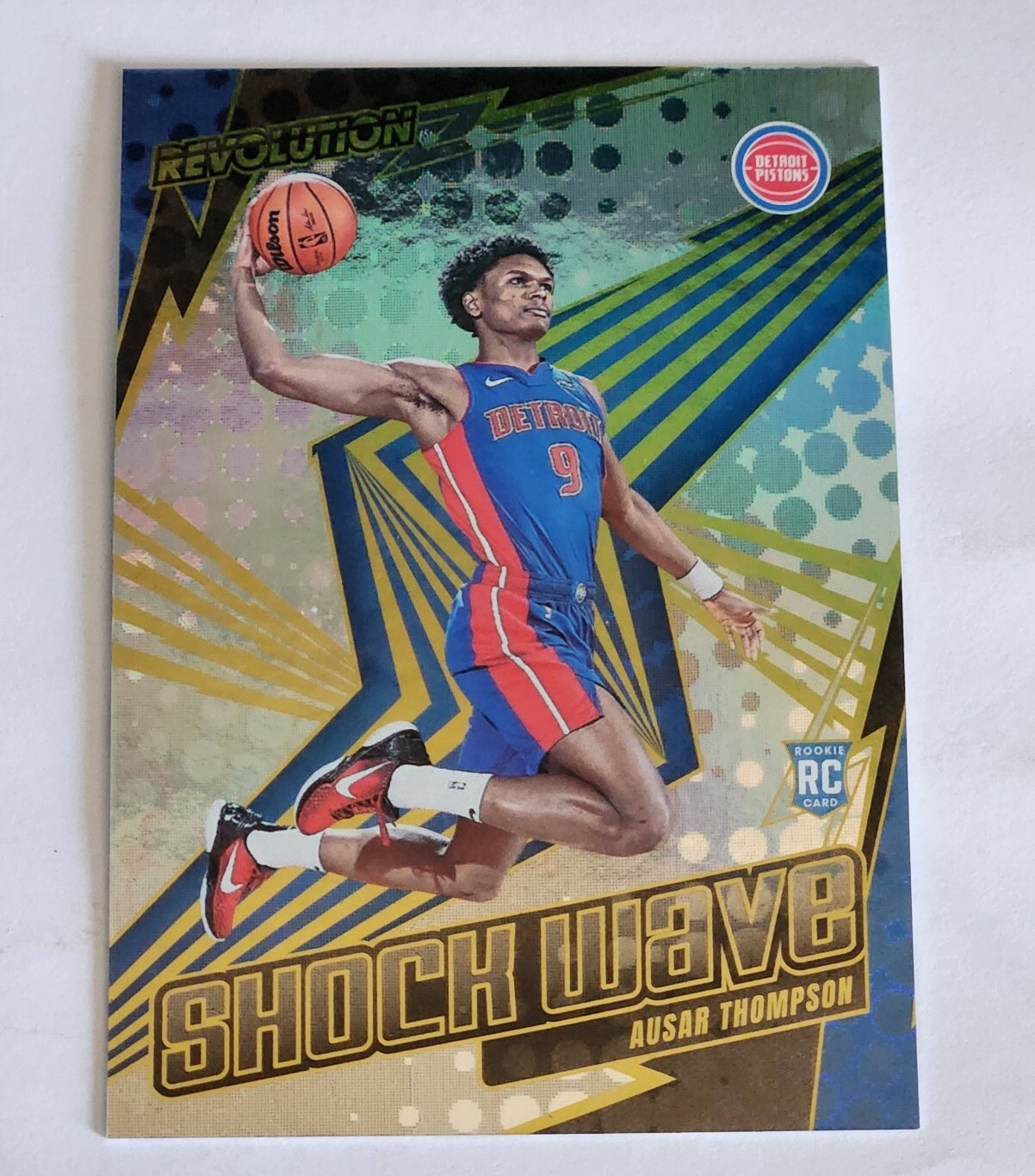 2023-24 Panini Revolution Ausar Thompson Shockwave Rookie RC #21