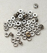 Beads Silver Grooved Round Beads 6mm