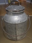 Vintage Milk Can Jug-4 Quart Dairy Pail-Country Farmhouse Decor-Metal -9.5" #126 — photo 4