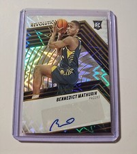 2022-23 Panini Revolution - Benedict Mathurin Rookie Autographs Fractal /100