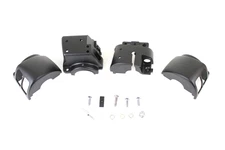 Handlebar Control Switch Housing Kit Black fits Harley Davidson