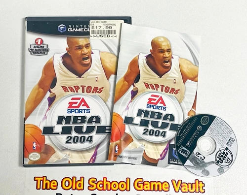 NBA Live 2004  Basketball - Complete Nintendo GameCube Game CIB