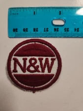 Vintage Unused Sew-on Norfolk & Western (N & W) Railroad Patch