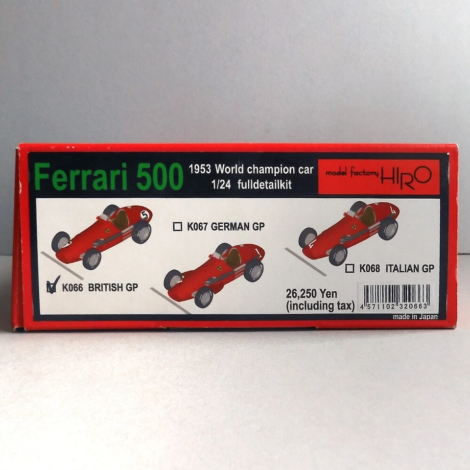 Rare Model Factory Hiro 1/24 Ferrari 500 1953 British GP Full metal kit - Photo 2/4