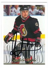 Radek Bonk autographed Hockey Card (Ottawa Senators) 1995 Topps #64