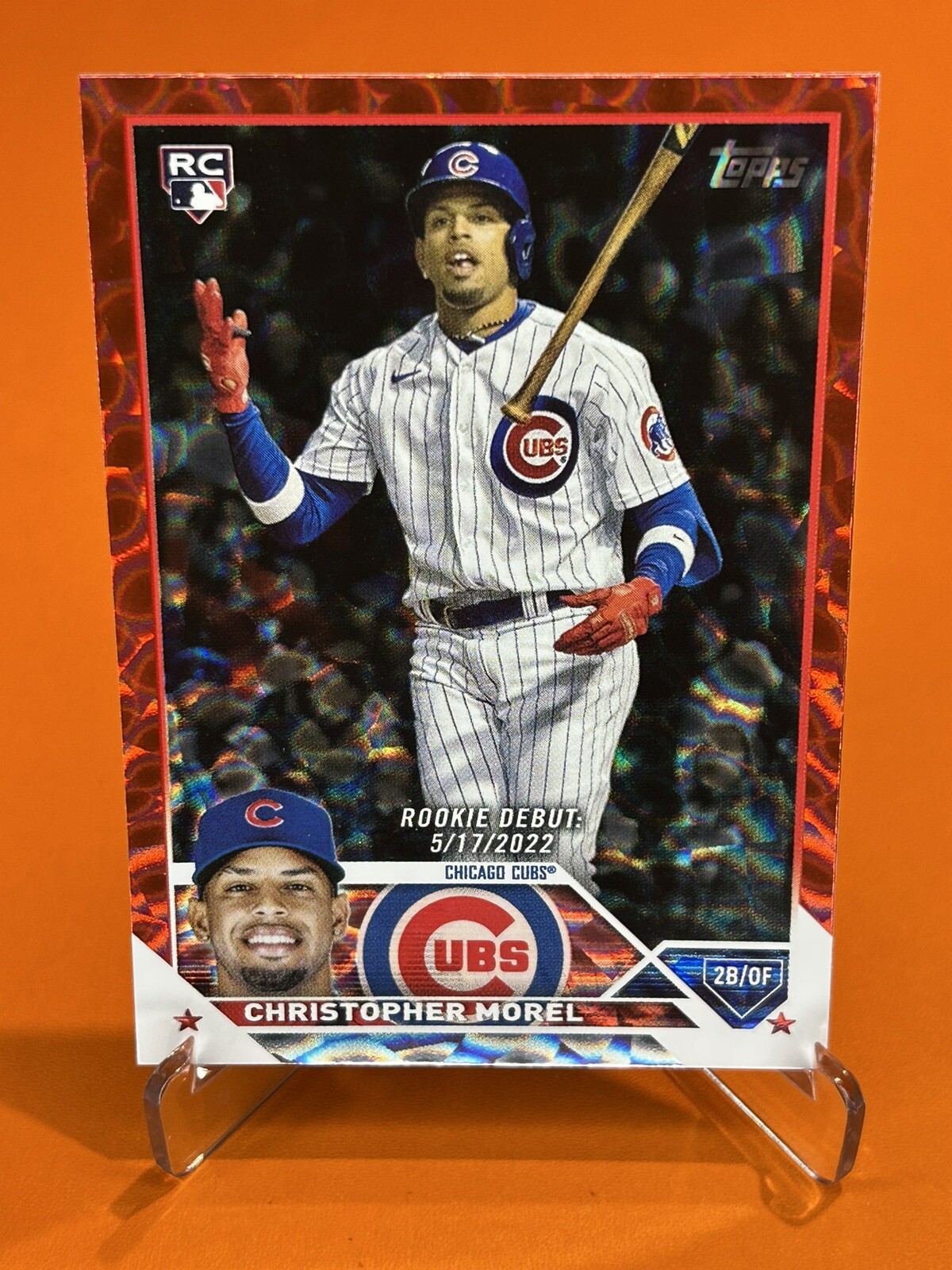 2023 Topps Update Series Red Foil Christopher Morel RD #022/199 (US163) RC