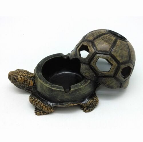 Turtle Ashtrays Cigarettes With Lid,For Outdoor,Indoor,Home,Office - Picture 1 of 9