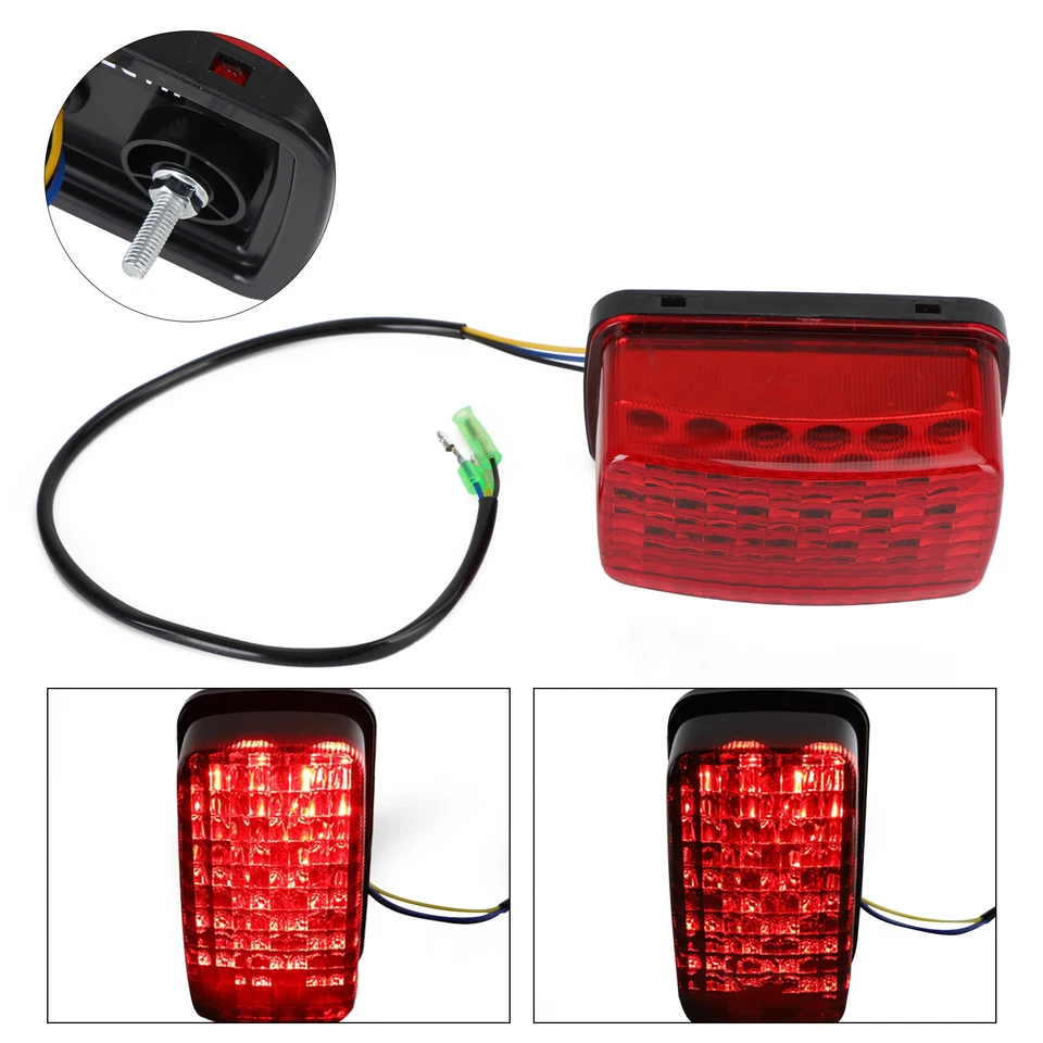 LED Tail light for Yamaha viking bruin wolverine 660 450 350 400 Red AUS - image 2 of 4