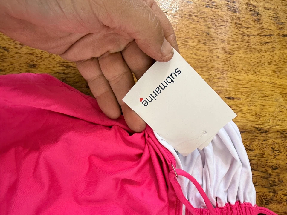 TRAJE DE BAÑO SUBMARINO NEÓN NIÑAS DE UNA PIEZA TALLA 14 NUEVO CON ETIQUETAS S5 Foto 2 de 4